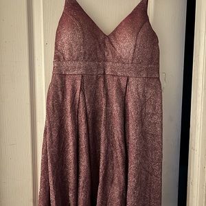 Pink glitter dress